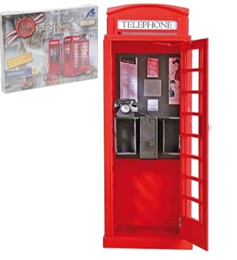 maqueta de cabina de teléfono lde Londres a escala 1/10 de Artesanía Latina