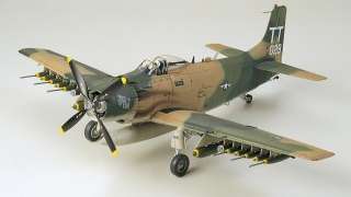 douglas A 1J Skyraider US AIR FORCE TAMIYA 1 48 Maqueta de avión Douglas A-1J Skyrider a escala 1/48 de Tamiya