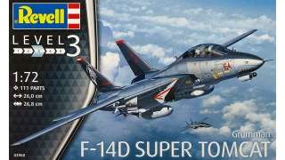 grumman f 14d super tomcat revell 1 72 Maqueta de avión Grumman F-14D Super Tomcat a escala 1/72 de Revell