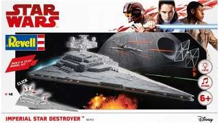 Maqueta del Imperial Star Destroyer a escala 1/4000 de Revell