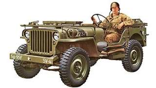 jeep willys tamiya 1 35 Maqueta de Jeep Willys de Tamiya a escala 1/35