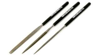 juego set limas modelismo tamiya Set juego de 3 limas para modelismo Tamiya