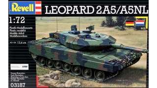 Maqueta de tanque Leopard 2A5/A5NL a escala 1/72 de Revell