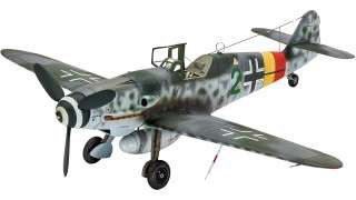 Maqueta del caza alemán Messerschmitt Bf 109 G-10 a escala 1/48 de Revell