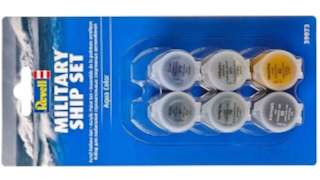 Set de 6 botes de pintura acrílica para barcos militares de Revell