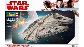Maqueta del Millennium Falcon a escala 1/72 de Revell