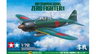 mitsubishi a6m5 zero fighter zeke tamiya 1 72 Maqueta de avión Mitsubishi A6M5 Zero Fighter "Zeke" a escala 1/72 de Tamiya