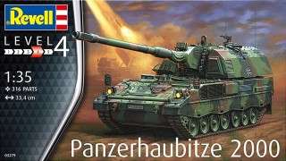 Maqueta de tanque Panzerhaubitze 2000 a escala 1/35 de Revell