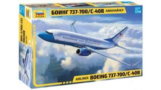 maqueta avion boeing 737 700 c 40b zvezda 1 144 Maqueta de avión Boeing 737-700/C-40B a escala 1/144 de Zvezda