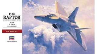 maqueta avion f22 raptor hasegawa 1 48 Maqueta del avión F-22 Raptor a escala 1/48 de Hasegawa
