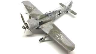 maqueta avion focke wulf fw190 a8 airfix 1 72 Maqueta de avión Focke-Wulf Fw190-A8 a escala 1/72 de Airfix