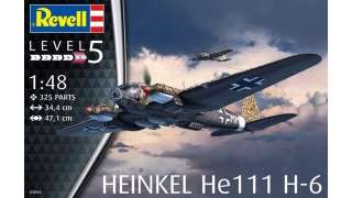 maqueta avion heinkel he111 h6 revell 1 48 Maqueta de avión Heinkel He111 H-6 a escala 1/48 de Revell
