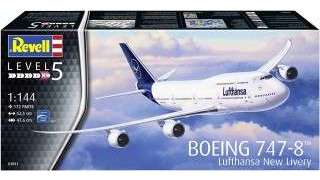 maqueta avion boeing 747 8 revell escala 1 144 Maqueta de avión Boeing 747-8 a escala 1/144 de Revell
