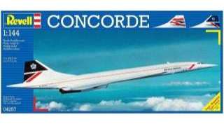 maqueta avion concorde revell escala 1 144 Maqueta del avión Concorde a escala 1/144 de Revell